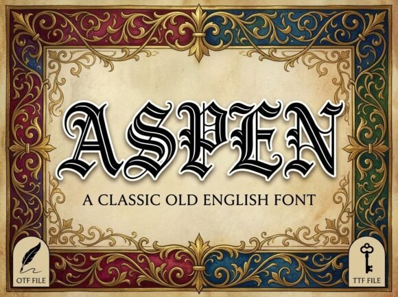 Aspen: The Blackletter Typeface for Timeless Authority