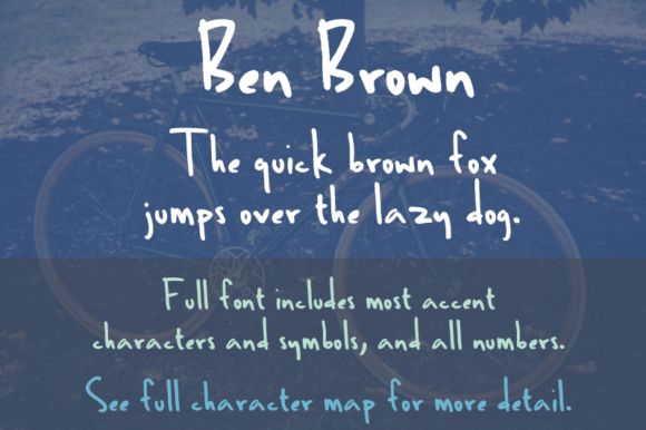 Ben Brown: The Handwriting Font with a Personal Touch