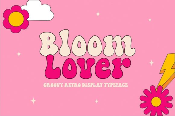 Bloom Lover: A Playful Retro Font for Modern Creators