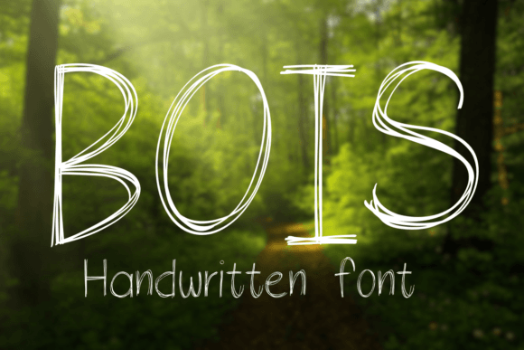 Bois: A Handwritten Font for Every Creative Season