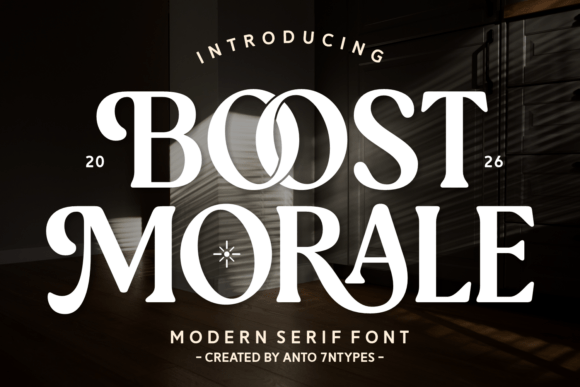 Boost Morale: A Font That Marries Charm and Modernity