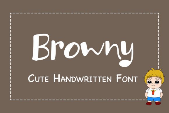 Browny: A Handwritten Font with a Warm, Playful Vibe