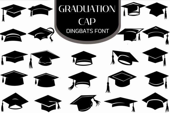 Celebrate Every Achievement with the Graduation Cap Dingbat Font