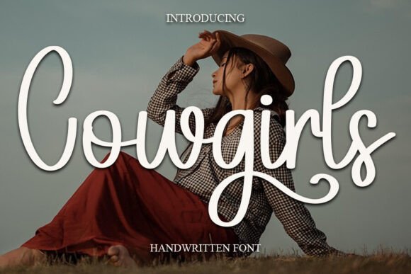 Cowgirls Font: Sweet and Cursive for Modern Design