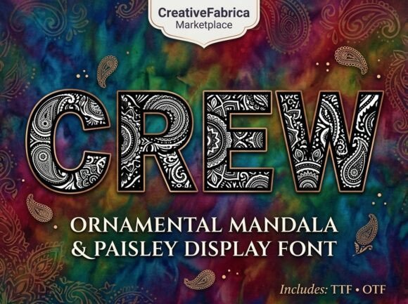 Crew: A Visual Feast of Mandala and Paisley
