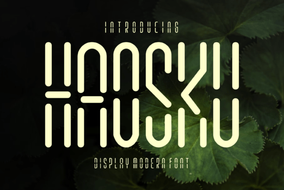 Haosku: The Futuristic Display Font for Bold Visuals