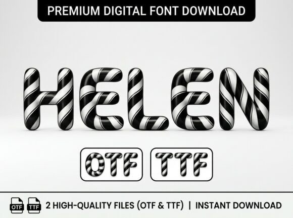 Helen: A Display Font for Unforgettable Headlines