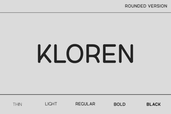 Kloren Rounded: A Modern Sans Serif for Approachable Brands