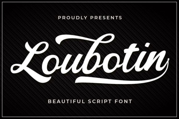 Loubotin: A Vintage Script Font for Modern Branding