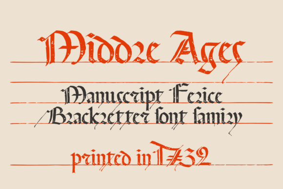 Manuscript Felice: A Gothic Font with a Rich, Mysterious Past