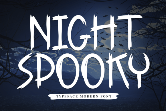 Night Spooky Font: Your Secret for Thrilling Designs