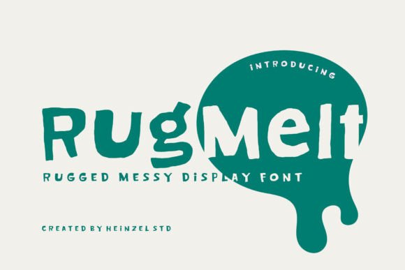 Rugmelt: A Display Font with Raw, Handcrafted Energy