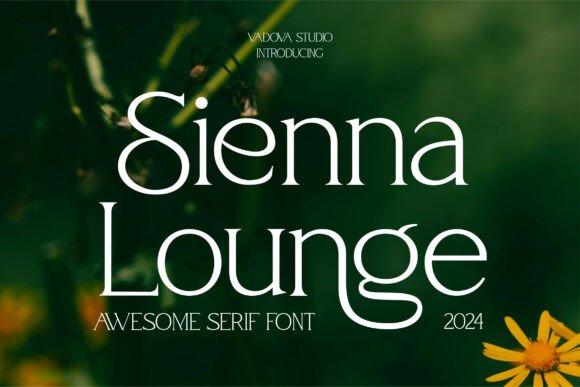 Sienna Lounge: A Serif for Modern Sophistication
