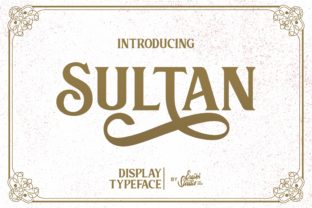 Sultan: A Vintage Serif Font with Modern Edge