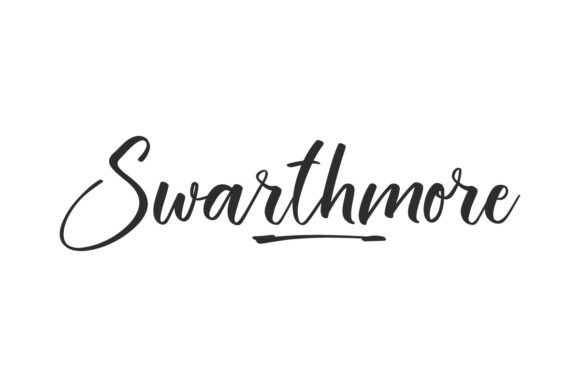 Swarthmore: The Casual Script for Modern Designs