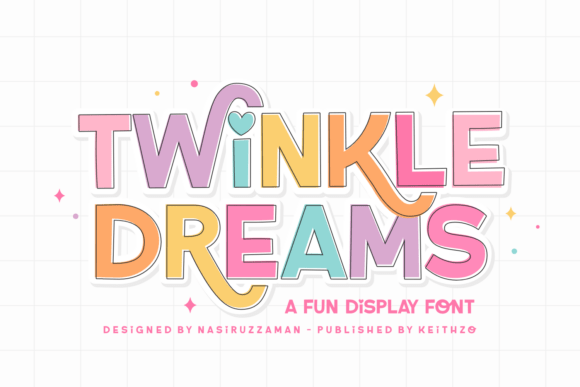 Twinkle Dreams: A Font for Festive and Playful Designs