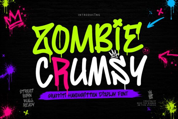 Zombie Crumsy: The Definitive Display Font for Urban Edge